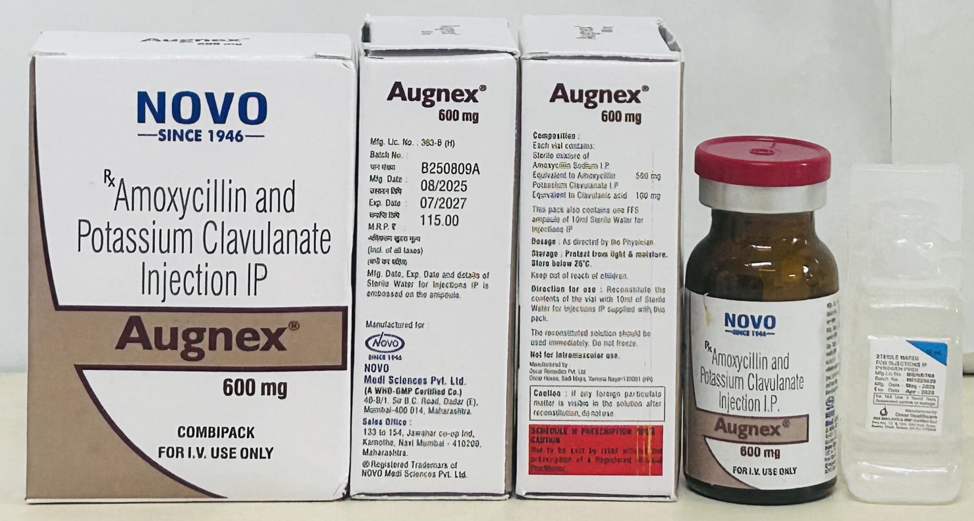 AUGNEX 600MG inj
